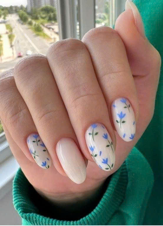 April manicure, Nina Organic Nail & Spa